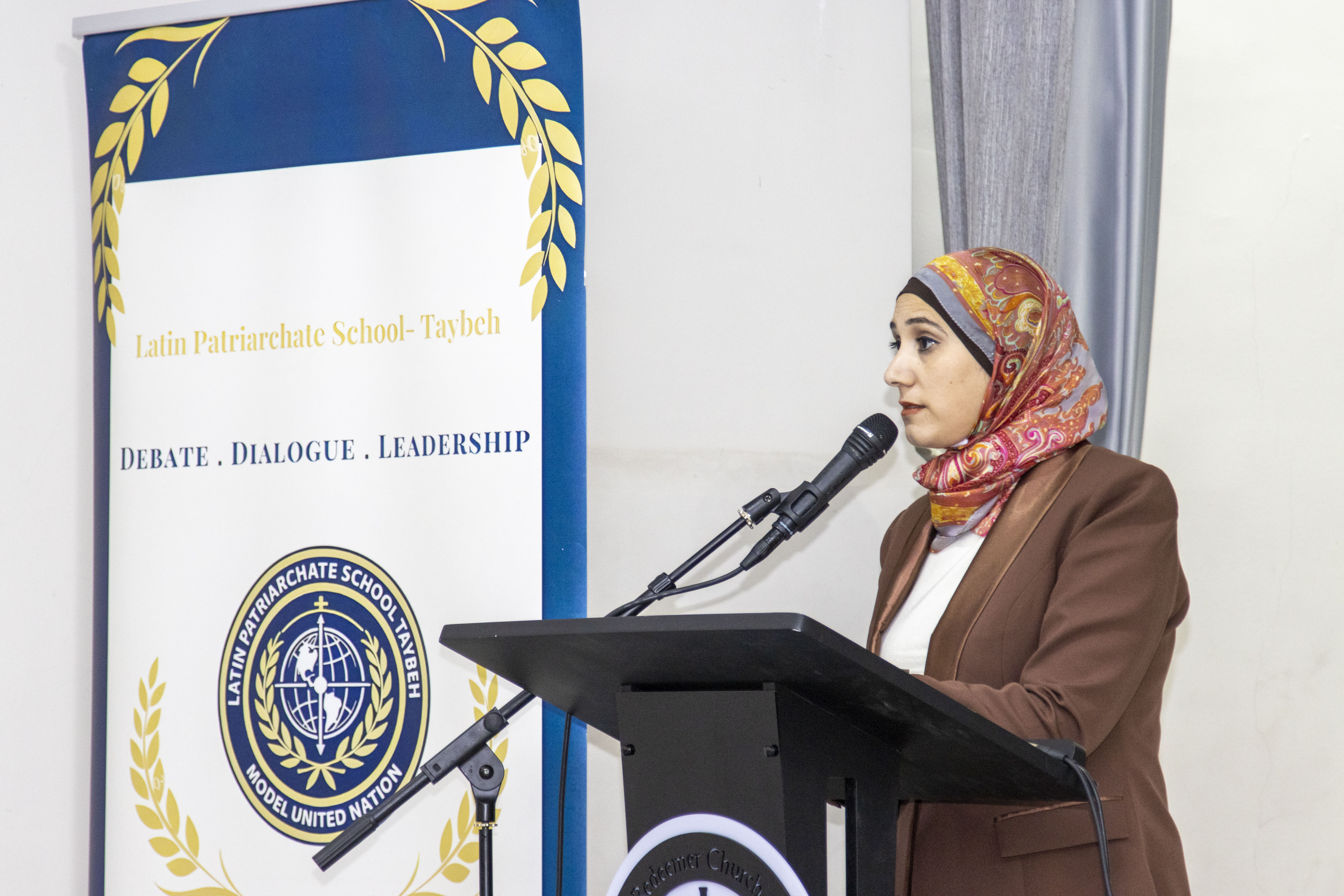 Teacher Shireen Saleh, English supervisor at the Latin Patriarchate Schools