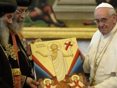 البابا تواضروس،البابا فرنسيس