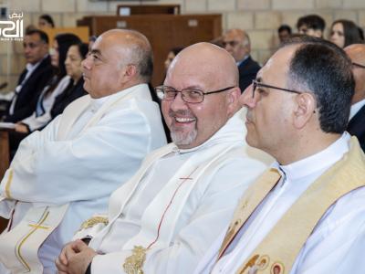 الأب برنارد بوجي رئيس المعهد الإكليريكي في بيت جالا 