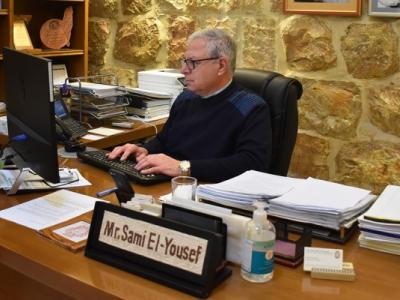 سامي اليوسف الرئيس التنفيذي للبطريركية الاتينية القدس 