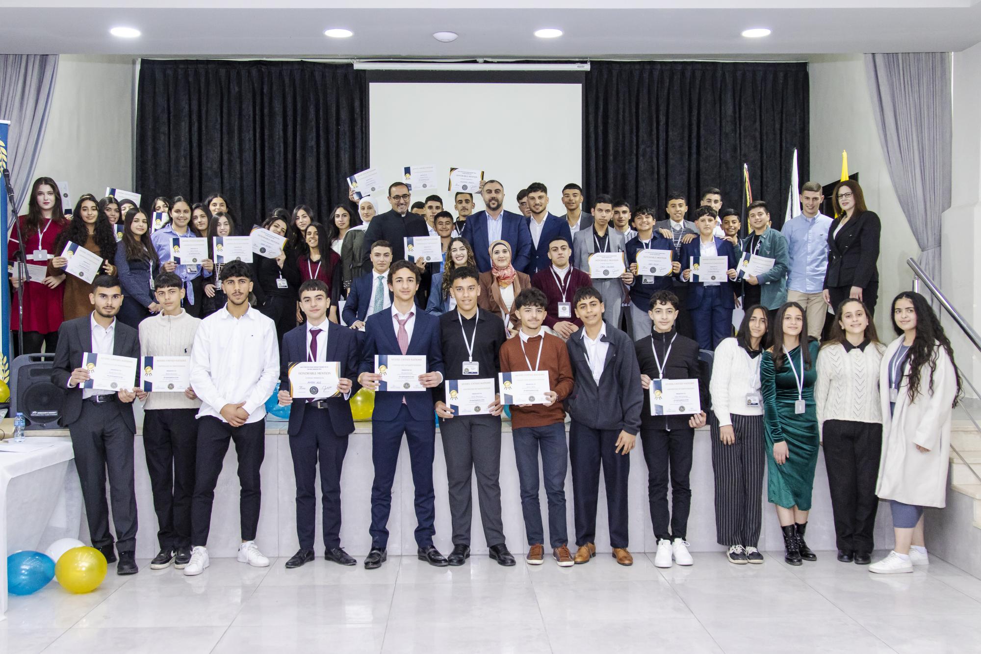 First Model United Nations Conference Concludes at the Latin Patriarchate School in Taybeh
